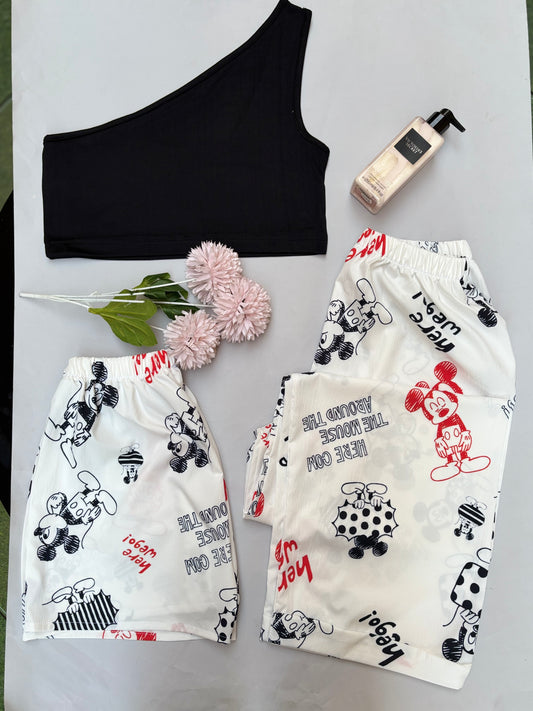 Wego set with black one shoulder